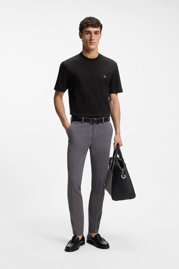 ΜΠΛΟΥΖΑ T-SHIRT BOSS - 001 ΜΑΥΡΟ